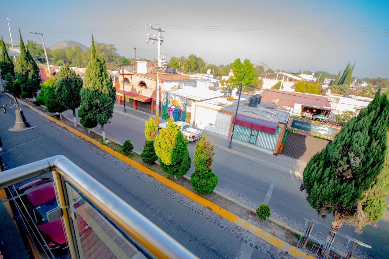 Tlatki Hotel San Martín de las Pirámides Kültér fotó
